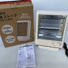 ①新品 未使用ゼピール 電気ストーブ 600W DS-C61L-WH　ZEPEALの画像