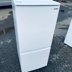 SHARP　ノンフロン冷凍冷蔵庫　SJ-C14E-W ◻️SHARPノンフロン冷凍冷蔵庫◻️ ◻️SJ-C14E-W ◻️