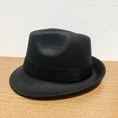 【新品未使用】子供 帽子 黒 ハット