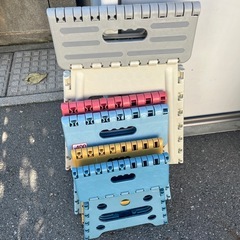 折りたたみ式 踏み台 40cm 20cm×2  17cm×2 計5枚の画像