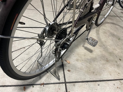 【完売御礼】【大人用】整備済 シドー 26型外装6段ギア 中古自転車 婦人車 茶色 <自転車のオオムラ 静岡店>