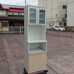 高橋木工所　レンジボード　食器棚　W610 H1950 D450『中古美品』