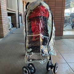 B型ベビーカー、レインカバーの画像