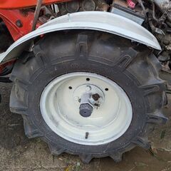 鹿児島発　クボタ８．５馬力　セル付き　ディーゼル耕運機ZK1-85　タイヤ良好　爪新品交換済みの画像
