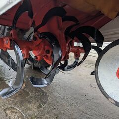 鹿児島発　クボタ８．５馬力　セル付き　ディーゼル耕運機ZK1-85　タイヤ良好　爪新品交換済みの画像