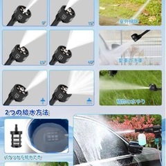 ✨新品✨　高圧洗浄機  コードレス 充電式　マキタ互換バッテリーの画像