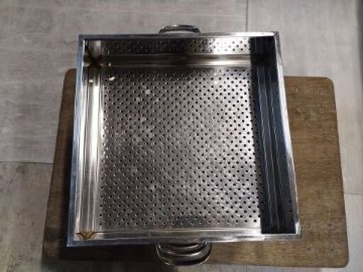 業務用3段角蒸し器『良品中古』430X430 (リサイクル サルフ