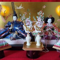 【美品/自宅保管】 久月×HANAE MORI　正絹雛人形の画像