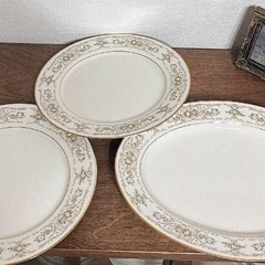 ノリタケ　ivory china 3点セット　大皿、楕円皿