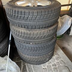 スタッドレスタイヤ 195/65/15 アルミホイール4本セット プリウス30 BLIZZAK VRX の画像