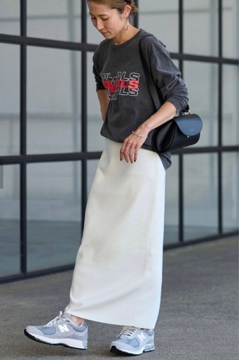 新品未使用 フレームワーク 総針タイトスカート