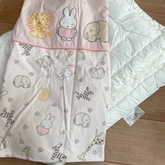 【お譲り先決まりました】(ミッフィー)ベビー布団5点セット【西川リビング】の画像