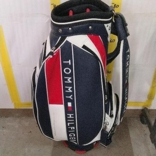 1130-145 キャディバッグ※ヘッドカバーファスナー破損