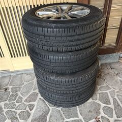 夏タイヤ 195/65/15 アルミホイール4本セット プリウス30 ダンロップ エナセーブ EC204の画像