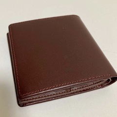 ✨新品✨牛革 折り畳み財布　焦げ茶色　プレゼント　贈り物　高品質...