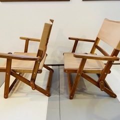 ローチェア　折りたたみ椅子　の画像