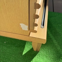 ニトリ　ローボード　薄茶色の画像