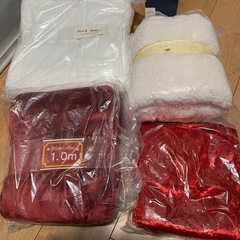 布　生地　冬　クリスマス　ボア