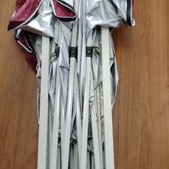 FIELDOOR　タープテント　3m×3m　ボルドー
