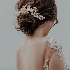 ブライダル　ヘッドドレス　ヘアアクセサリー　ウェディング