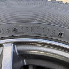 155/65R13　スタッドレスアルミセット　軽自動車用　トーヨー　セリアル1119　７分山位　黒いホイールが欲しい方への画像