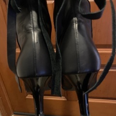 Diana ロングブーツ　黒　22.5cm(ヒール去年直しすみ)の画像