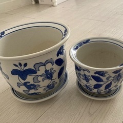 商談中　陶器プランター　植木鉢　鉢カバー