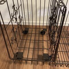 ★ベルメゾン★キャスター付きスタッキング バスケットの画像