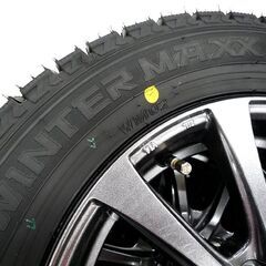 未使用 新品 ホイール組み込み済み スタッドレスタイヤ 4本セット DUNLOP WM02 165/65R14 2024年製 MID EUROSPEED G10 4H 14×4.5J IN45 PCD100 苫小牧西店の画像