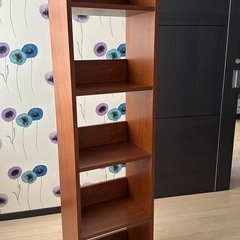 本棚　シェルフ　木目