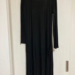 ロングカーディガン　黒