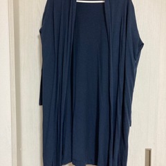 ロングカーディガン　紺