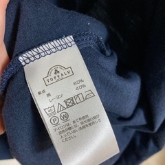 ロングカーディガン　紺の画像