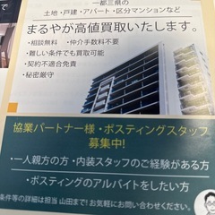 ポスティングとトレジャーハンティングの画像