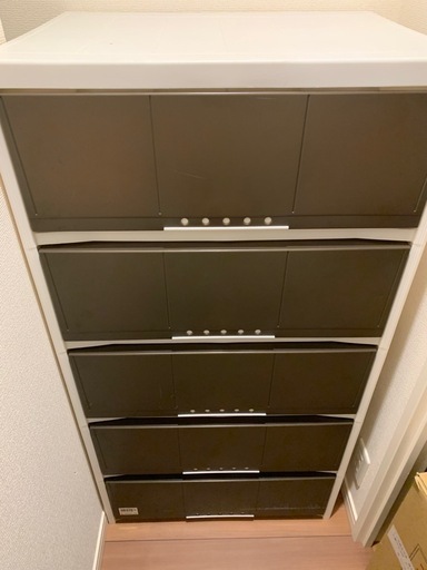 5段収納カラーバックス