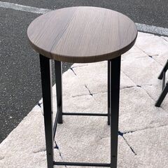 カウンターテーブルセット カウンターテーブル 椅子4脚 幅120×奥行40×高さ100cm 🚚自社配送時💳代引き可🚚(現金、クレジット、スマホ決済対応)の画像