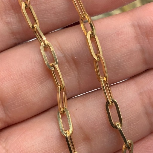 K18 クリップチェーン　ブレスレット　2.5g 約18cm