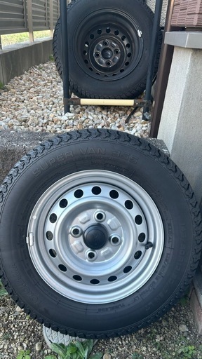 軽トラ　ハイゼット新車外し　純正ホイール　145/80R12 