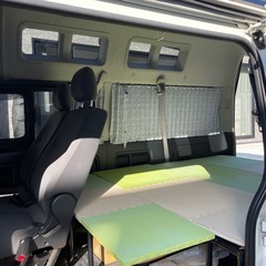 ハイエース.ハイフルーフ.h28年式.75000キロ.車中泊仕様の画像