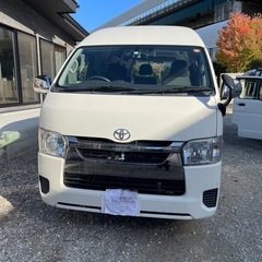 ハイエース.ハイフルーフ.h28年式.75000キロ.車中泊仕様