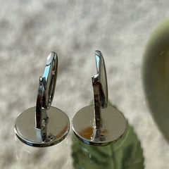 BURBERRY BLACK LABEL シルバー カフリンクスの画像