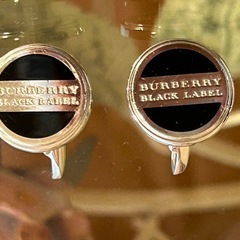 BURBERRY BLACK LABEL シルバー カフリンクス