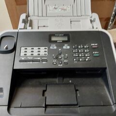 プリンター A4モノクロレーザー複合機 JUSTIO 20PPM/FAX/ADF/受話器 FAX-2840　ジャンク品の画像