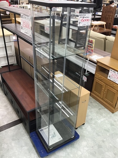 【お持ち帰り大特価】未使用品　IKEA DETLF ガラス扉キャビネット
