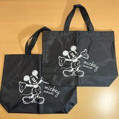 ミッキーマウス エコバッグ ２個セット