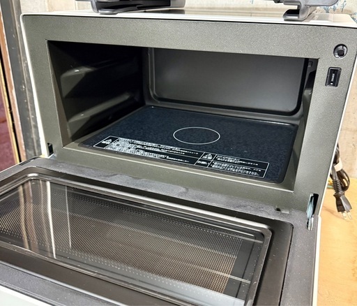 札幌市内配送可 美品 23年製 象印マホービン エブリノ 23L オーブンレンジ ES-JA23 庫内フラット
