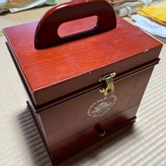 化粧品箱、裁縫箱の画像