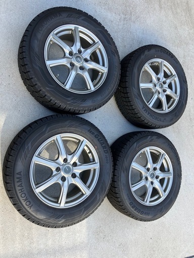 ヨコハマ　16インチスタッドレスタイヤiceGUARDig60  215/65R16 98Q IG60 4本(ホイール付き)