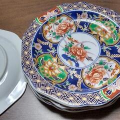 【いくつでも100円】④豪華花柄　小皿５枚の画像
