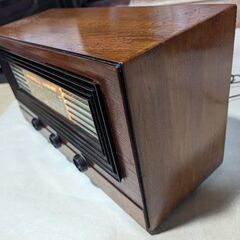 木箱職人技　特価Bluetoothナショナル真空管ラジオNS-200の画像